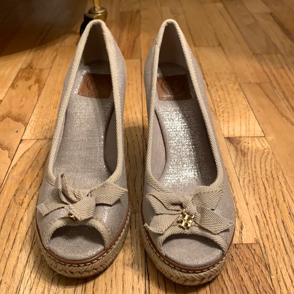 Tory Burch Wedge Espadrilles. Size 8. Brand new